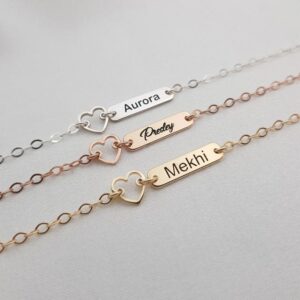 Customized name bracelet